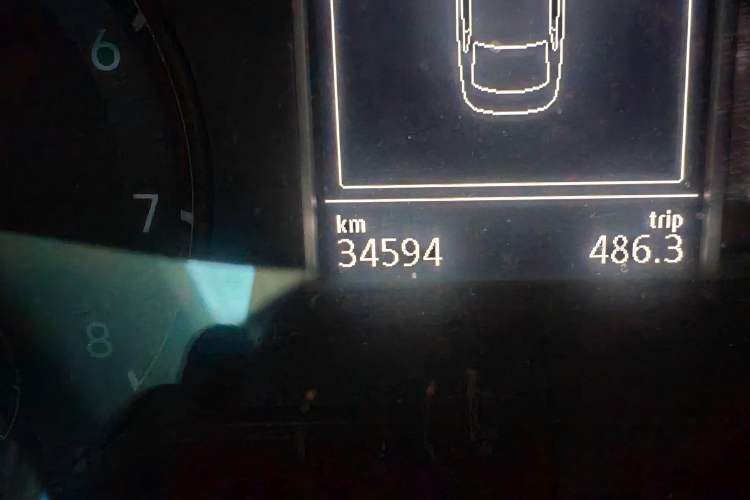 Used Volkswagen Sagitar 2020 280TSI DSG Comfort Version China VI Standard Odometer Close Up