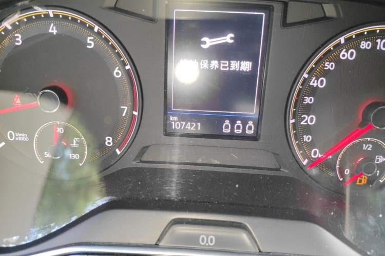 Used Volkswagen Sagitar 2020 280TSI DSG Comfort Version China VI Standard Odometer Close Up