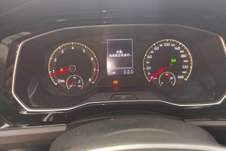 Used Volkswagen Sagitar 2020 280TSI DSG Comfort Version China VI Standard Odometer Close Up
