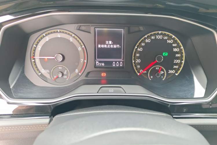 Used Volkswagen Sagitar 2020 280TSI DSG Comfort Version China VI Standard Odometer Close Up