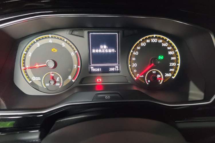 Used Volkswagen Sagitar 2020 280TSI DSG Comfort Version China VI Standard Odometer Close Up