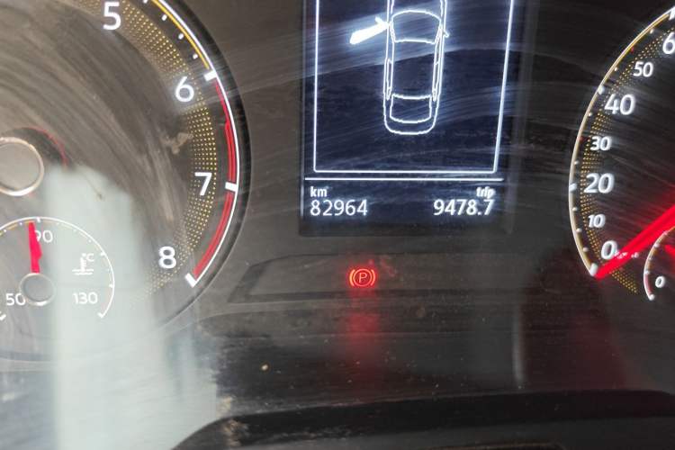 Used Volkswagen Sagitar 2020 280TSI DSG Comfort Version China VI Standard Odometer Close Up
