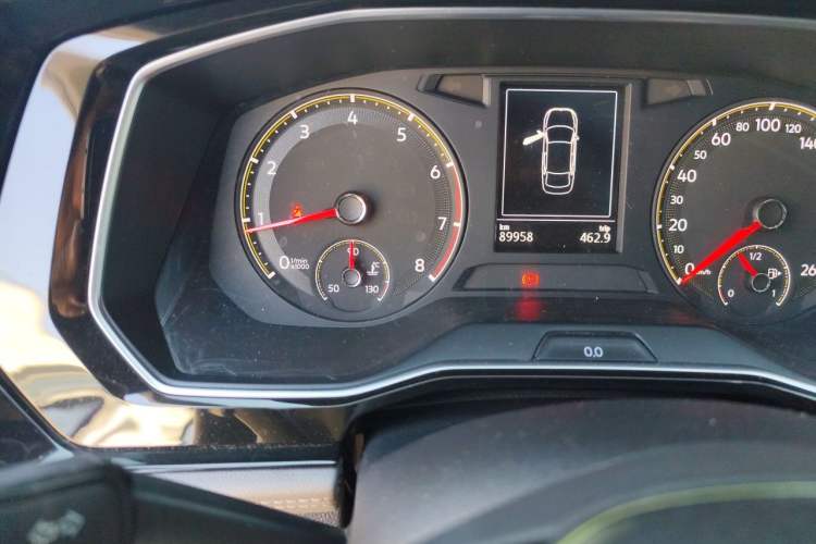 Used Volkswagen Sagitar 2020 280TSI DSG Comfort Version China VI Standard Odometer Close Up