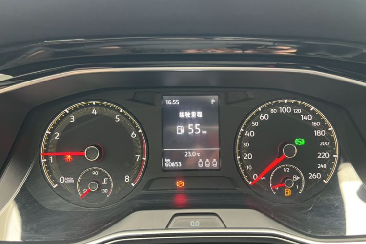 Used Volkswagen Sagitar 2020 200TSI DSG Comfort Version China VI Standard Odometer Close Up