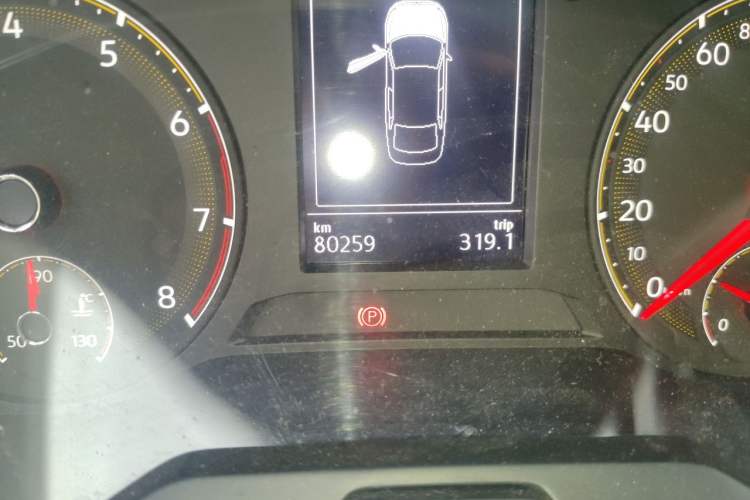 Used Volkswagen Sagitar 2020 280TSI DSG Comfort Version China VI Standard Odometer Close Up