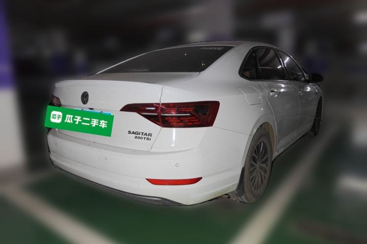 Used Volkswagen Sagitar 2020 280TSI DSG Comfort Version China VI Standard Rear Right 45 Deg