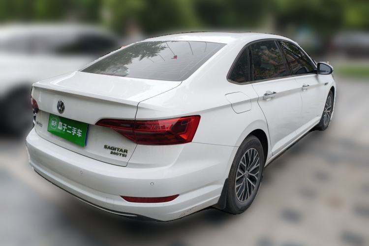Used Volkswagen Sagitar 2020 280TSI DSG Comfort Version China VI Standard Rear Right 45 Deg