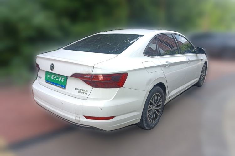 Used Volkswagen Sagitar 2020 280TSI DSG Comfort Version China VI Standard Rear Right 45 Deg
