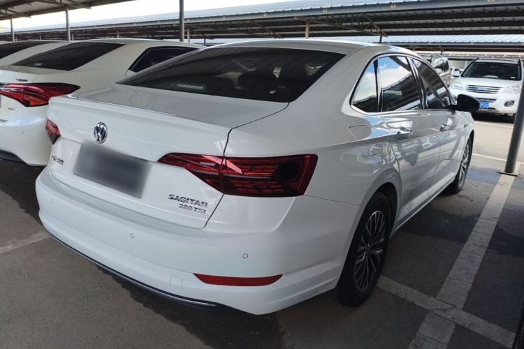 Used Volkswagen Sagitar 2020 280TSI DSG Comfort Version China VI Standard Rear Right 45 Deg