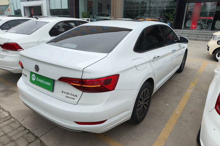 Used Volkswagen Sagitar 2020 280TSI DSG Comfort Version China VI Standard Rear Right 45 Deg