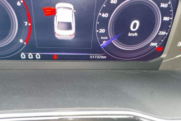 Used Volkswagen Sagitar 2021 280TSI DSG Comfort Connect Edition Odometer Close Up