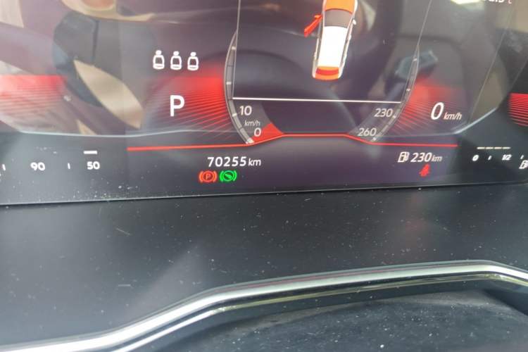 Used Volkswagen Sagitar 2021 280TSI DSG Excellence Edition Odometer Close Up