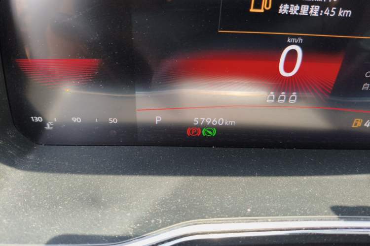 Used Volkswagen Sagitar  Odometer Close Up