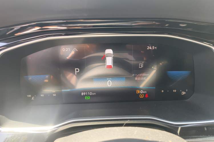 Used Volkswagen Sagitar 2021 280TSI DSG Excellence Edition Odometer Close Up