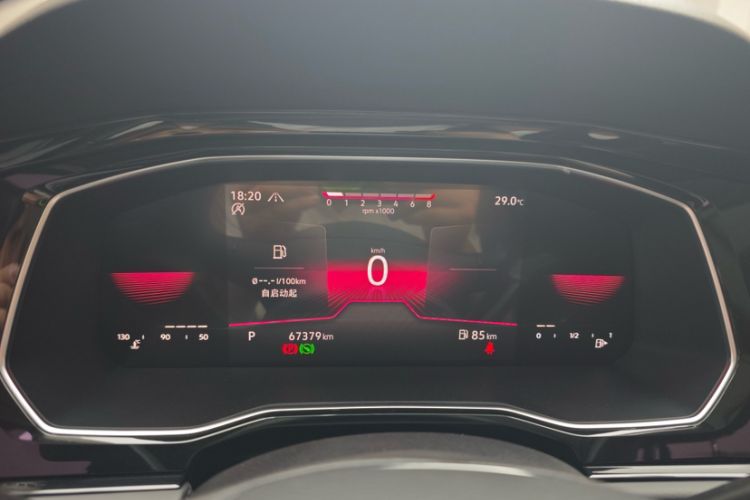 Used Volkswagen Sagitar 2021 280TSI DSG Comfort Connect Edition Odometer Close Up