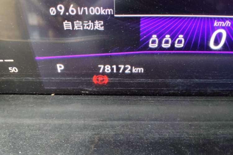 Used Volkswagen Sagitar 2021 280TSI DSG Excellence Edition Odometer Close Up