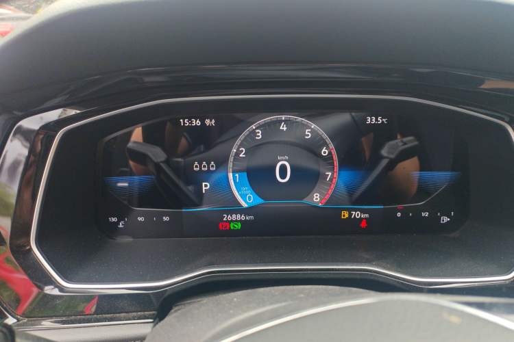 Used Volkswagen Sagitar 2021 280TSI DSG Comfort Connect Edition Odometer Close Up