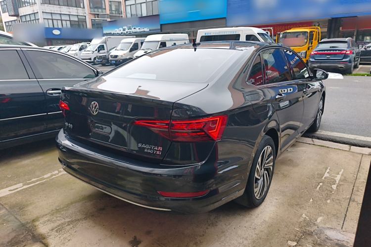Used Volkswagen Sagitar 2021 280TSI DSG Excellence Edition Rear Right 45 Deg