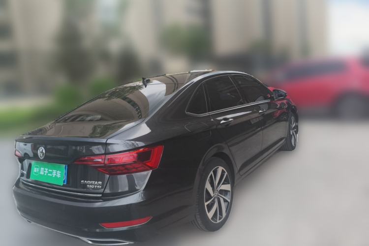Used Volkswagen Sagitar 2021 280TSI DSG Excellence Edition Rear Right 45 Deg