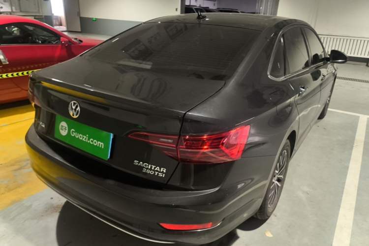 Used Volkswagen Sagitar 2021 280TSI DSG Comfort Connect Edition Rear Right 45 Deg