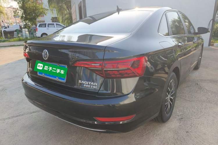 Used Volkswagen Sagitar 2021 280TSI DSG Comfort Connect Edition Rear Right 45 Deg