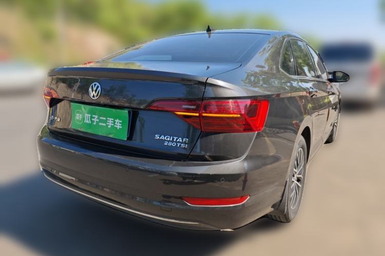 Used Volkswagen Sagitar 2021 280TSI DSG Comfort Connect Edition Rear Right 45 Deg