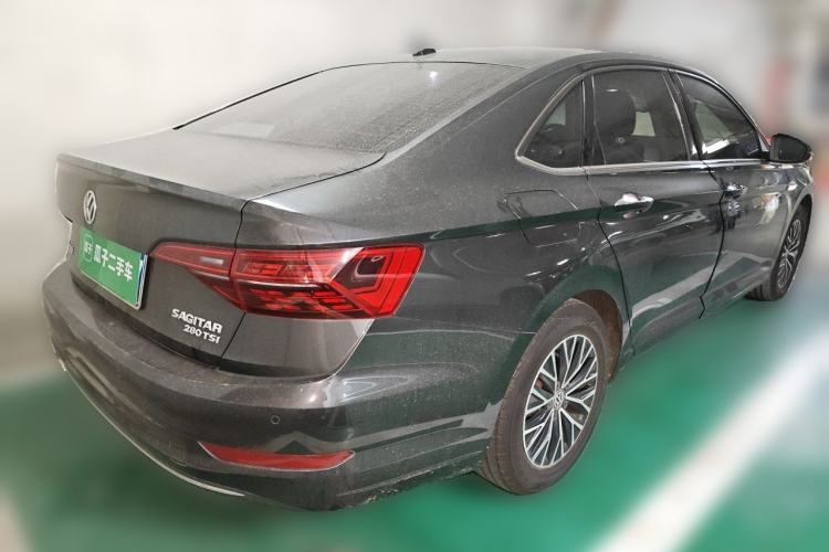 Used Volkswagen Sagitar 2021 280TSI DSG Comfort Connect Edition Rear Right 45 Deg