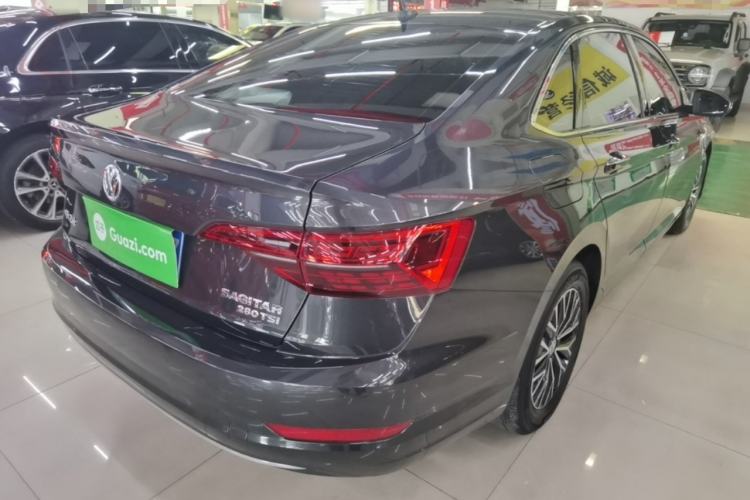 Used Volkswagen Sagitar 2021 280TSI DSG Comfort Connect Edition Rear Right 45 Deg