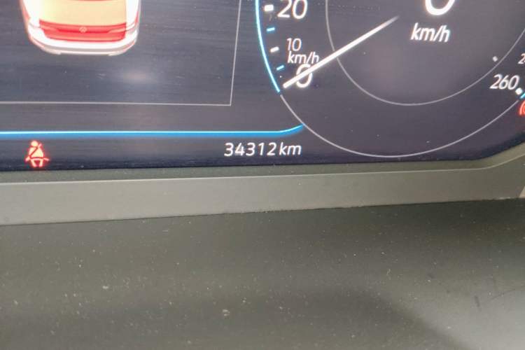 Used Volkswagen Sagitar 2021 280TSI DSG 30th Anniversary Edition Odometer Close Up