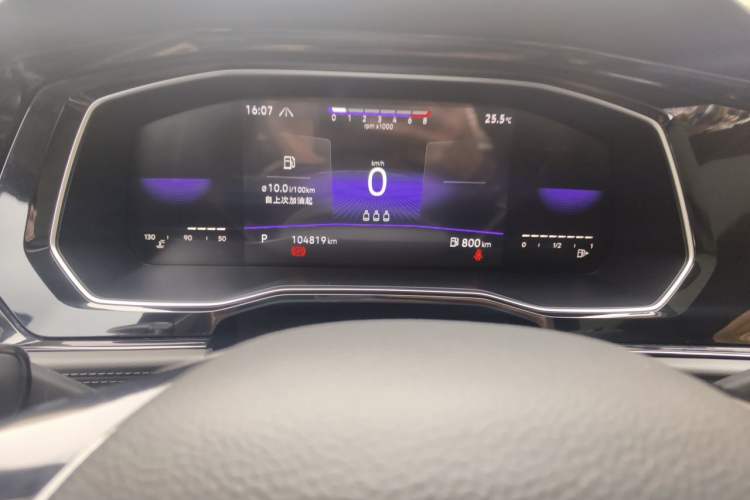 Used Volkswagen Sagitar 2021 280TSI DSG Comfort Connect Edition Odometer Close Up