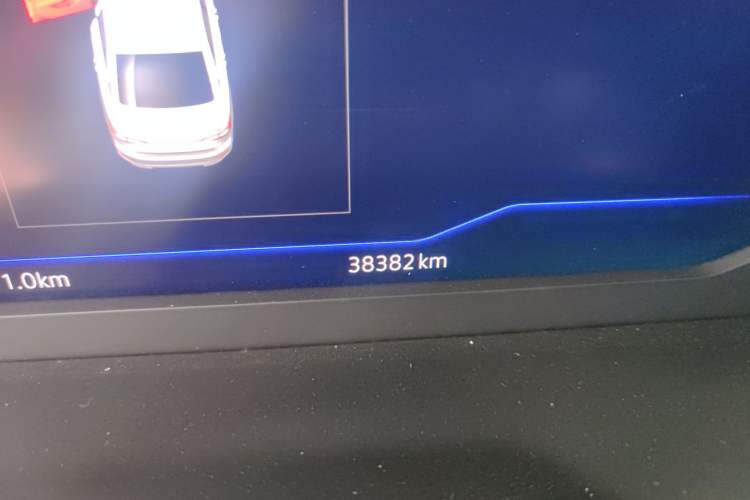 Used Volkswagen Sagitar 2021 280TSI DSG Excellence Edition Odometer Close Up