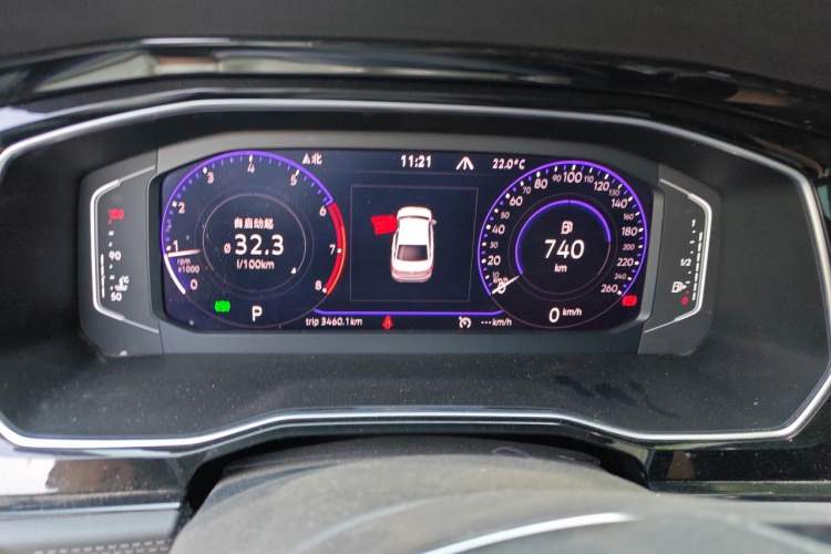 Used Volkswagen Sagitar 2021 280TSI DSG Luxury Smart Connectivity Edition Instrument Cluster