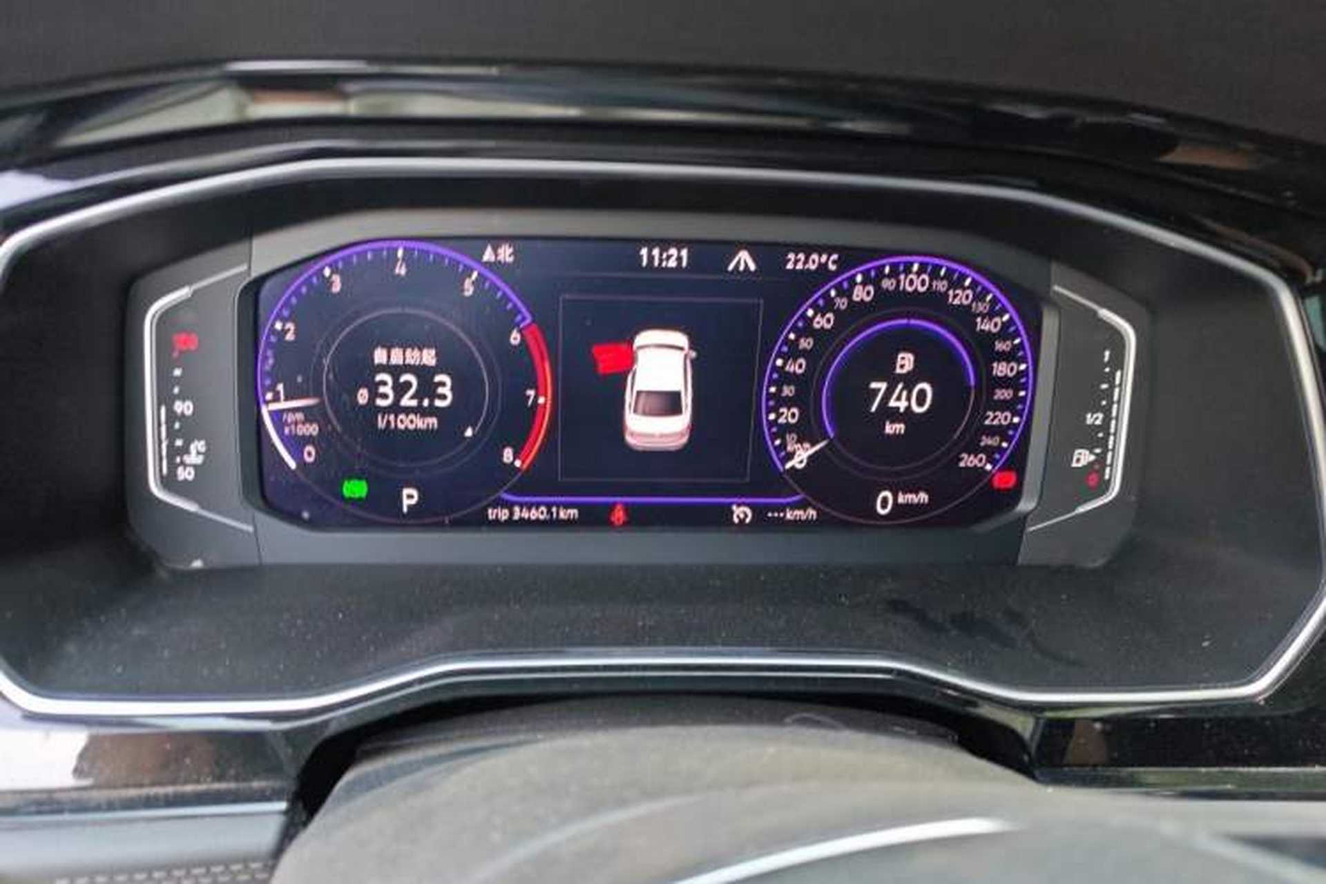 Used Volkswagen Sagitar 2021 280TSI DSG Luxury Smart Connectivity Edition Instrument Cluster