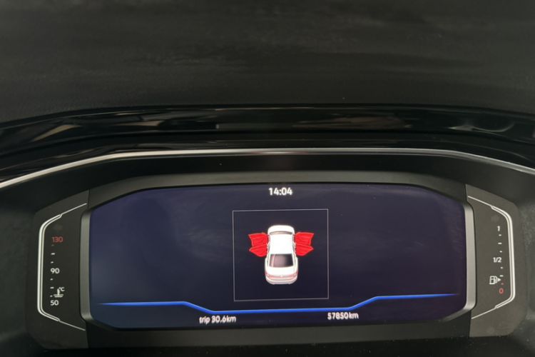 Used Volkswagen Sagitar 2021 280TSI DSG Luxury Smart Connectivity Edition Odometer Close Up