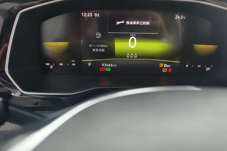 Used Volkswagen Sagitar 2021 280TSI DSG Comfort Connect Edition Odometer Close Up