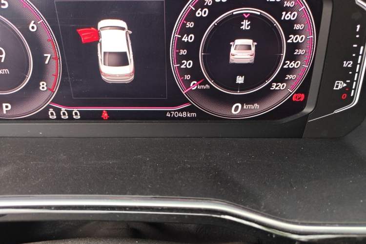 Used Volkswagen Sagitar 2021 280TSI DSG Excellence Edition Odometer Close Up
