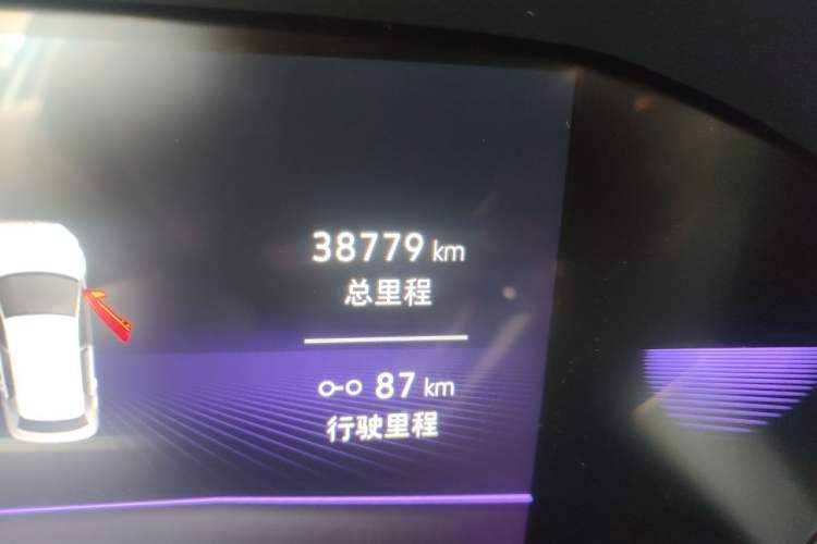 Used Volkswagen Sagitar 2021 280TSI DSG Excellence Edition Odometer Close Up