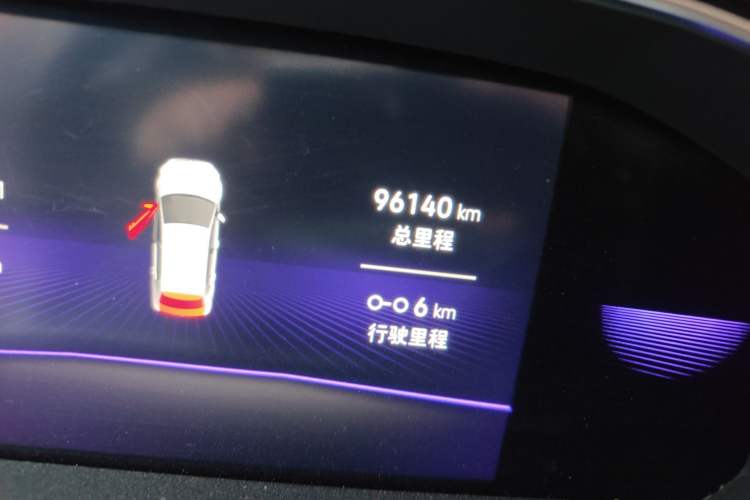 Used Volkswagen Sagitar 2021 280TSI DSG Excellence Edition Odometer Close Up