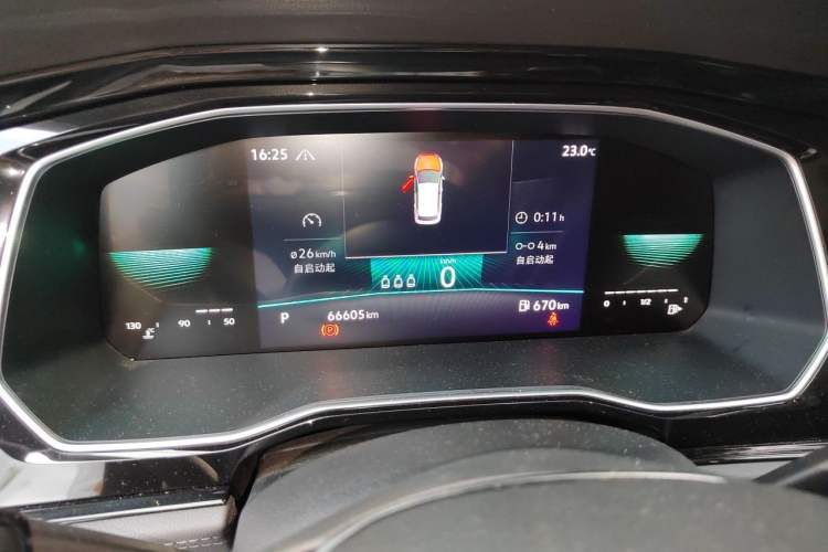 Used Volkswagen Sagitar 2021 280TSI DSG Excellence Edition Odometer Close Up