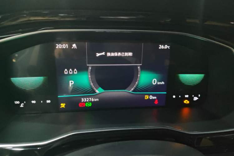 Used Volkswagen Sagitar 2021 200TSI DSG Comfort Connect Edition Odometer Close Up
