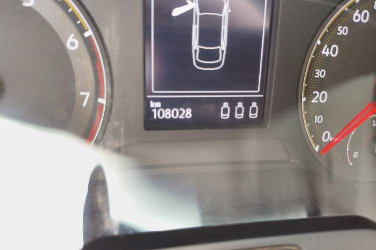 Used Volkswagen Sagitar 2021 280TSI DSG Comfort Connect Edition Odometer Close Up