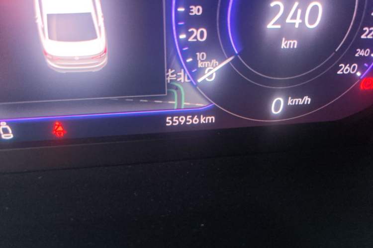 Used Volkswagen Sagitar 2021 280TSI DSG Luxury Smart Connectivity Edition Odometer Close Up