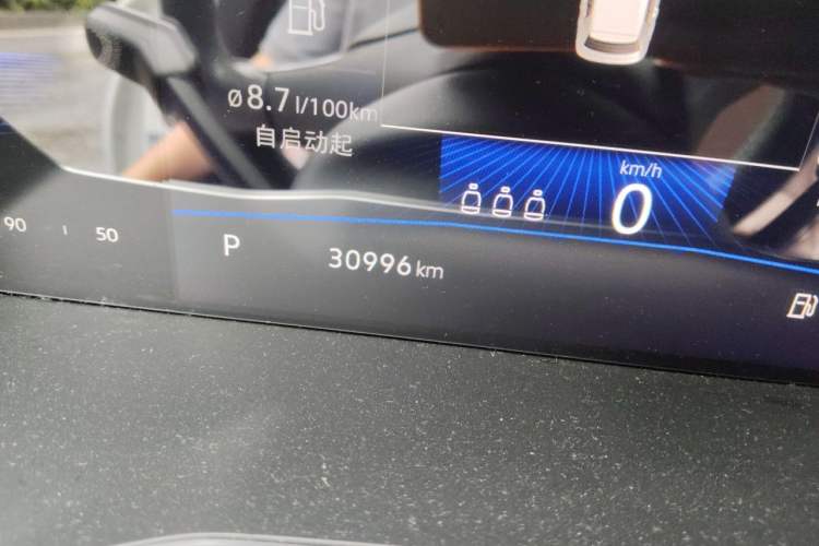 Used Volkswagen Sagitar 2021 280TSI DSG 30th Anniversary Edition Odometer Close Up