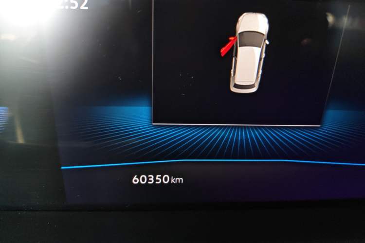 Used Volkswagen Sagitar 2021 280TSI DSG Excellence Edition Odometer Close Up