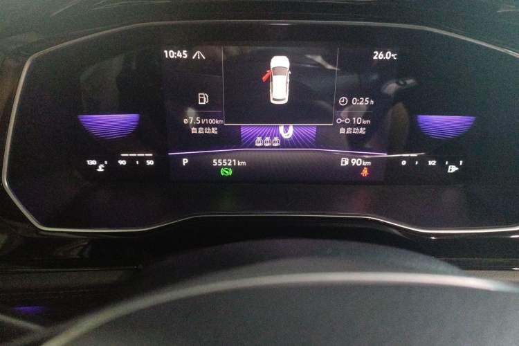 Used Volkswagen Sagitar 2021 280TSI DSG Excellence Edition Odometer Close Up