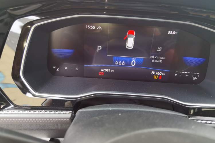 Used Volkswagen Sagitar 2021 200TSI DSG Excellence Edition Odometer Close Up