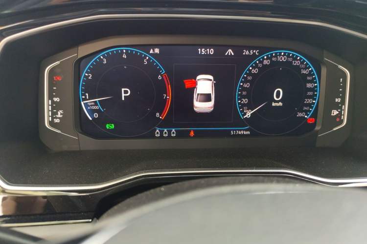 Used Volkswagen Sagitar 2021 280TSI DSG Luxury Smart Connectivity Edition Odometer Close Up
