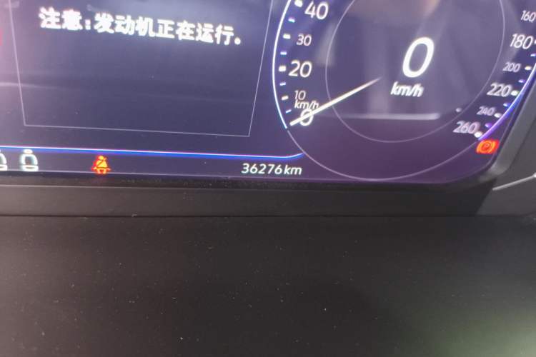 Used Volkswagen Sagitar 2021 280TSI DSG Excellence Edition Odometer Close Up