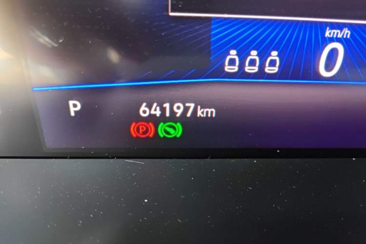 Used Volkswagen Sagitar 2021 280TSI DSG Excellence Edition Odometer Close Up