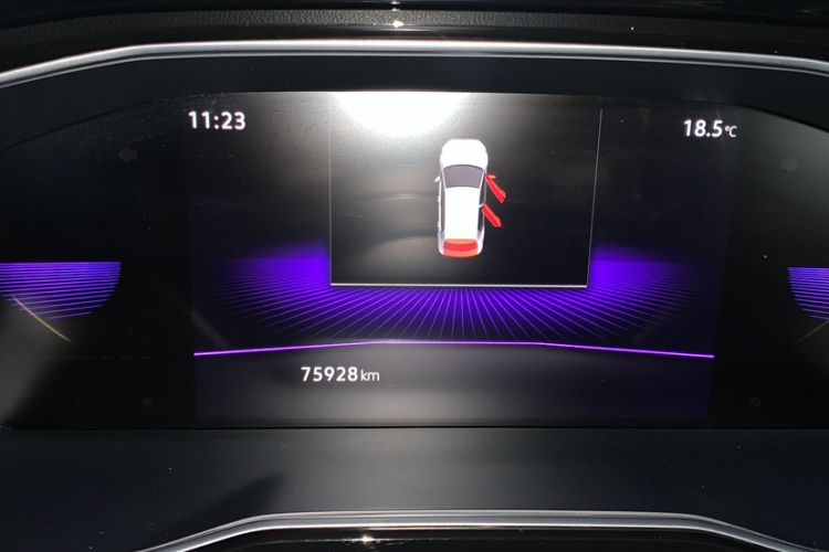 Used Volkswagen Sagitar 2021 280TSI DSG 30th Anniversary Edition Odometer Close Up